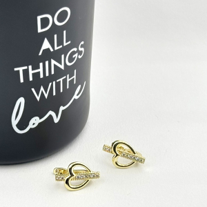 Cercei placati cu aur 18K – CRISSA Cercei placati cu aur 18K – CRISSA