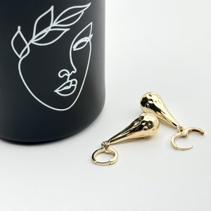 Cercei placati cu aur 18K – CRISSA