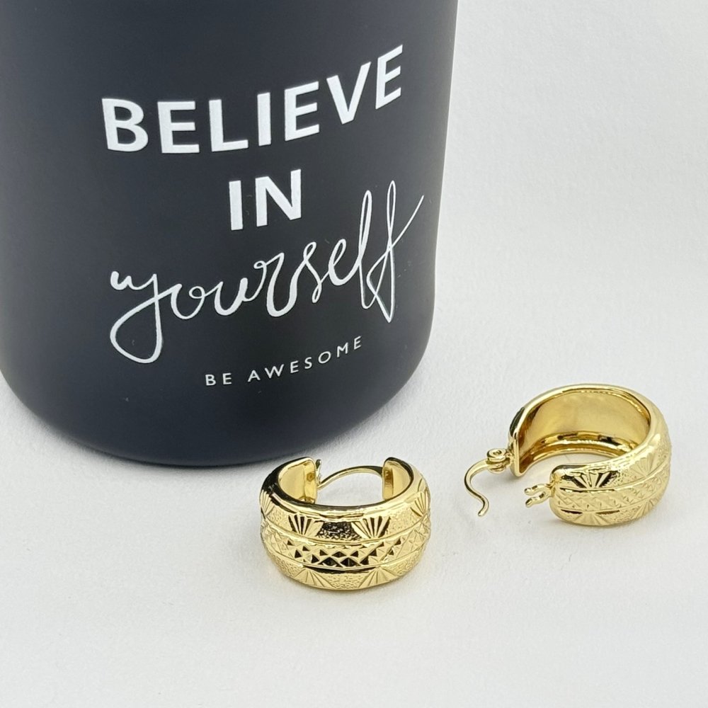 Cercei placati cu aur 18K – CRISSA