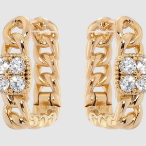 Cercei placati aur 18k moderni