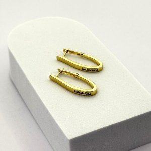 Cercei placati aur 18k moderni
