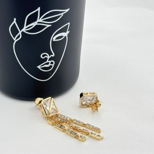 Cercei placati aur 18k moderni