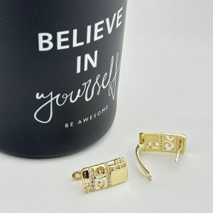 Cercei placati aur 18k moderni