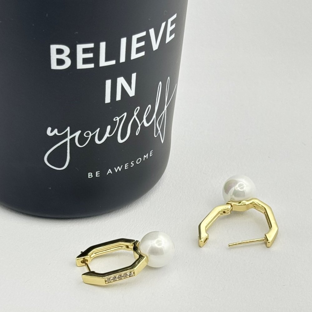 Cercei placati cu aur 18K – CRISSA