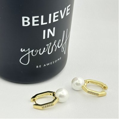 Cercei placati cu aur 18K – CRISSA