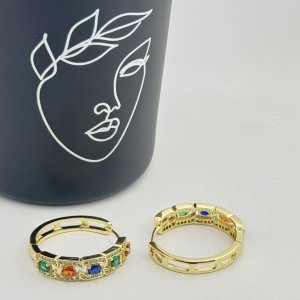 Cercei placati cu aur 18K – CRISSA