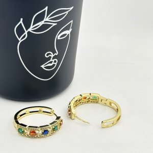Cercei placati cu aur 18K – CRISSA