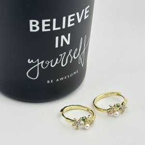 Cercei placati cu aur 18K – CRISSA