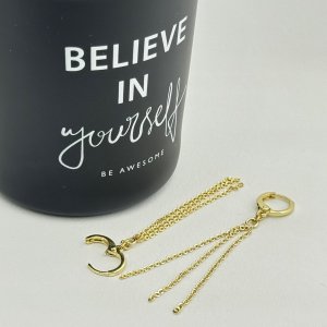 Cercei placati aur 18k stralucitori