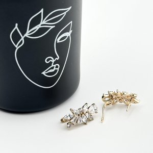 Cercei placati cu aur 18K – CRISSA