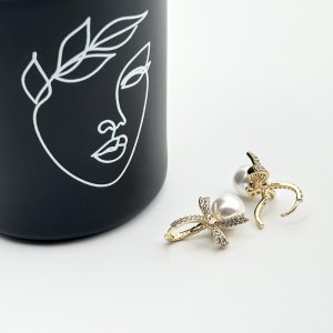 Cercei placati cu aur 18K – CRISSA Cercei placati cu aur 18K – CRISSA