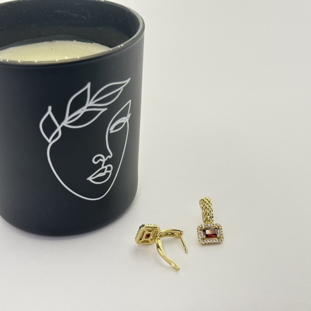 Cercei placati aur 18k tortite Cercei placati aur 18k tortite