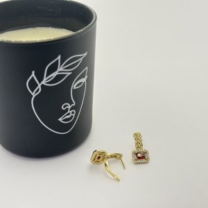Cercei placati aur 18k tortite