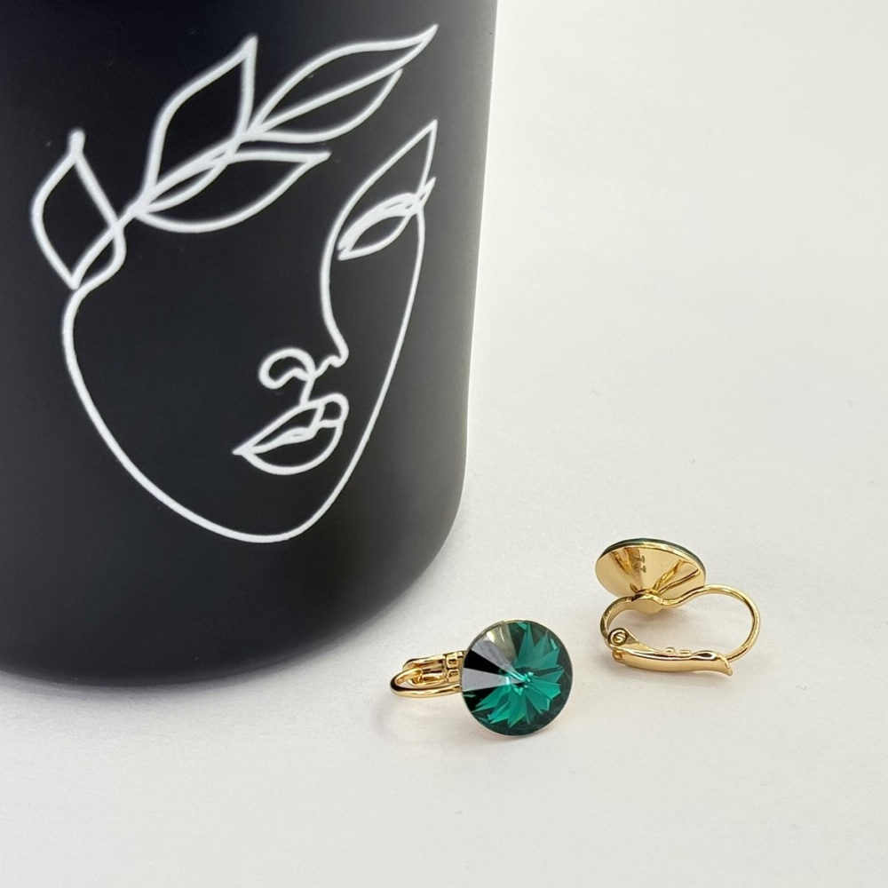Cercei placati aur 18k tortite