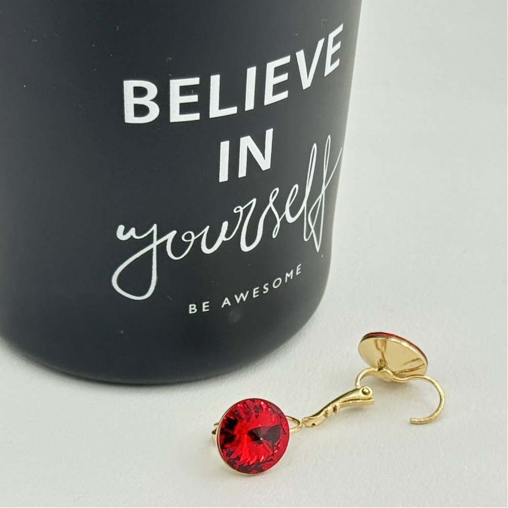 Cercei placati aur 18k tortite