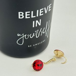 Cercei placati aur 18k tortite