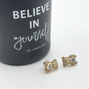 Cercei placati cu aur 18K – CRISSA