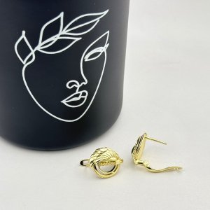 Cercei placati aur galben 18k Cercei placati aur galben 18k