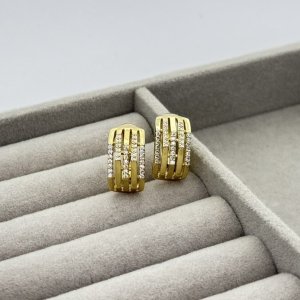 Cercei placati aur galben 18k