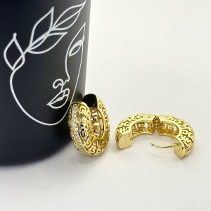 Cercei placati aur galben 18k