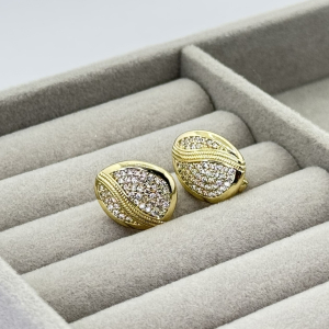 Cercei placati aur galben 18k