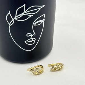 Cercei placati aur galben 18k