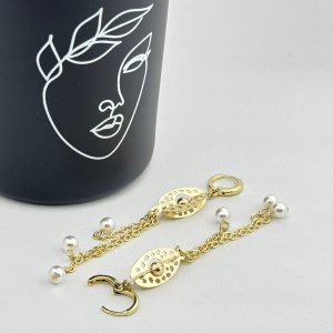 Cercei placati aur galben 18k