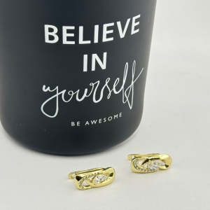 Cercei placati aur galben 18k