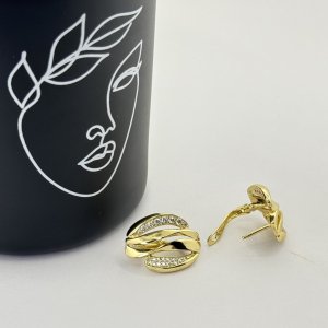 Cercei placati aur galben 18k