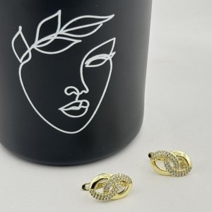Cercei placati aur galben 18k Cercei placati aur galben 18k
