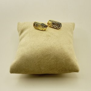 Cercei placati aur si cristale Zirconia Cercei placati aur si cristale Zirconia