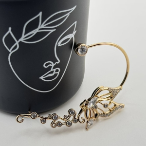 Cercel placat cu aur 18k earcuff