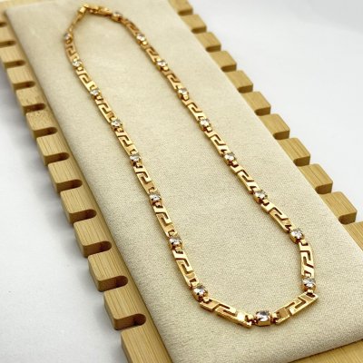 Colier placat aur galben 18k