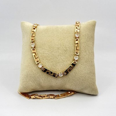 Colier placat aur galben 18k