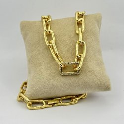 Colier placat aur 18k