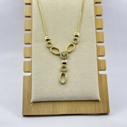 Colier dama placat aur 18k elegant