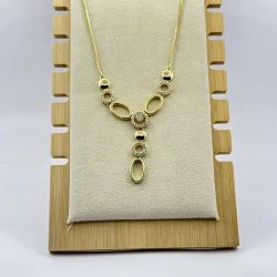 Colier dama placat aur 18k elegant