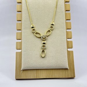 Colier dama placat aur 18k elegant