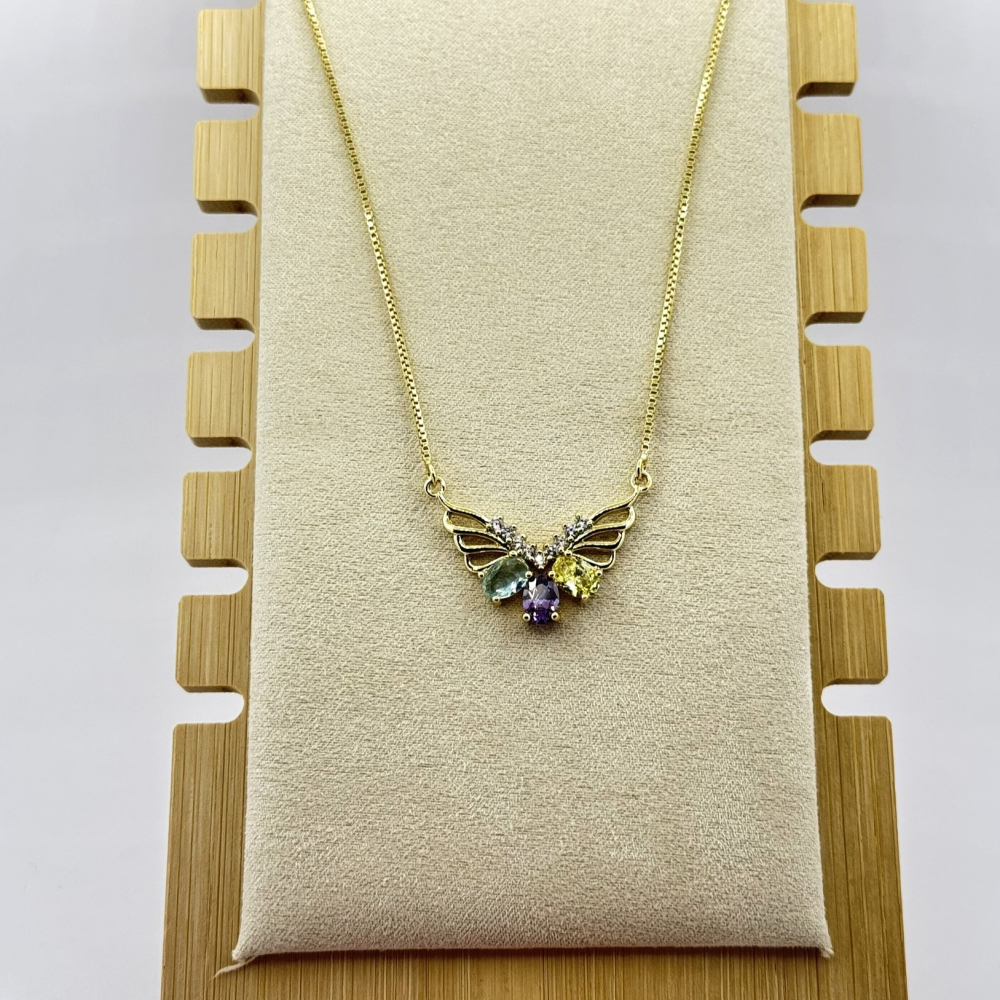 Colier dama placat aur 18k fluture