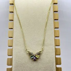 Colier dama placat aur 18k fluture