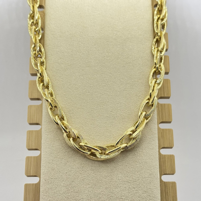 Colier dama placat aur 18k masiv