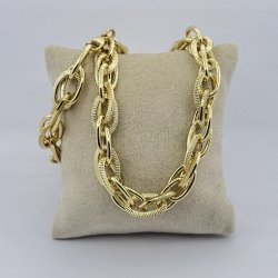 Colier dama placat aur 18k masiv