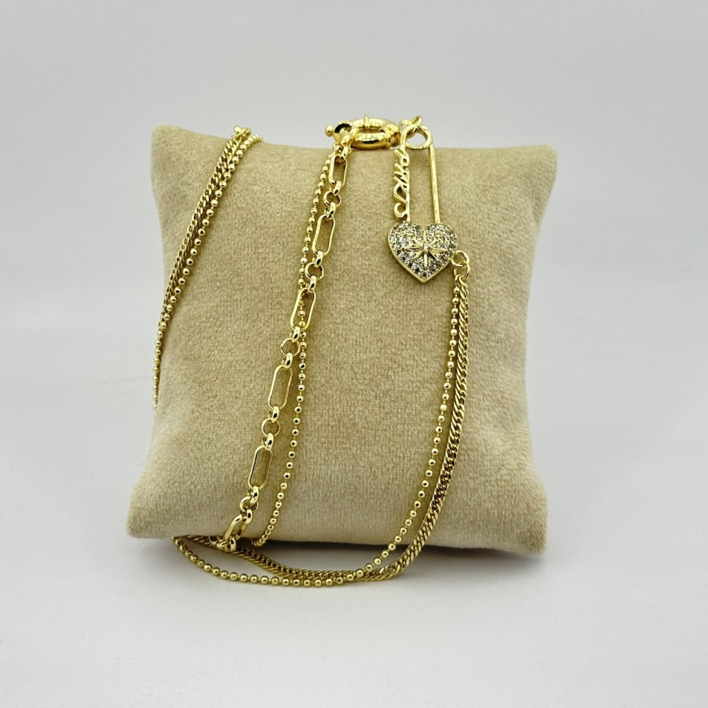 Colier placat aur 18k Colier placat aur 18k