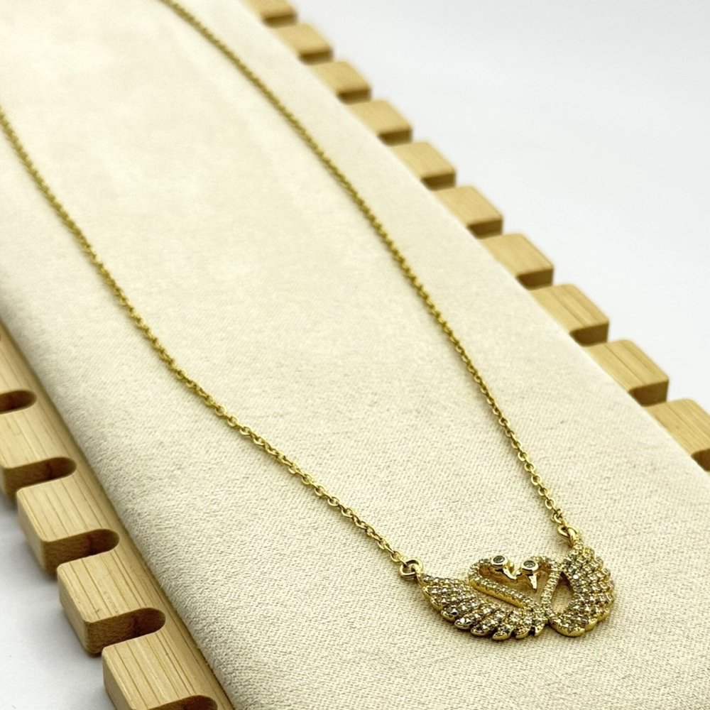 Colier placat aur 18k cu pandantiv