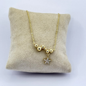 Colier placat aur 18k cu stelute mici