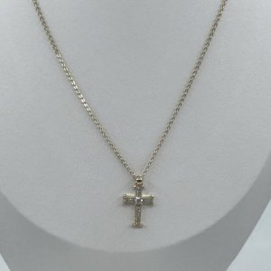 Colier placat aur 18k fin cruciulita Colier placat aur 18k fin cruciulita