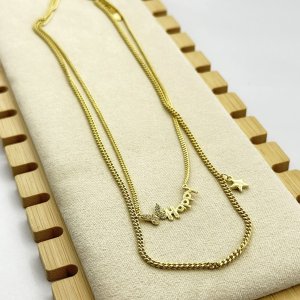 Colier placat aur 18k Happy Colier placat aur 18k Happy