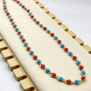 Colier placat aur 18k Ochiul lui Horus