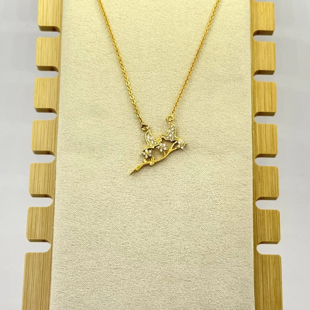 Colier placat aur 18k randunele Colier placat aur 18k randunele