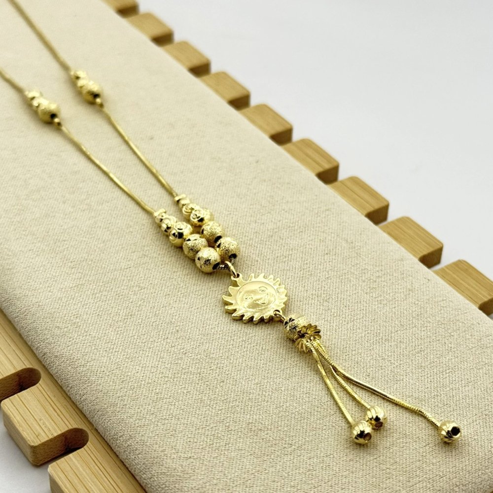 Colier placat aur 18k Soare Colier placat aur 18k Soare